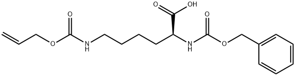 Z-LYS(ALOC)-OH DCHA Structural