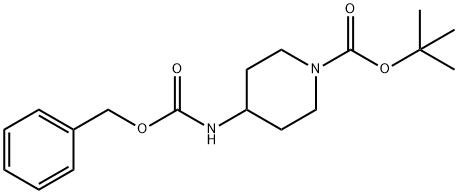 1-BOC-4-CBZ-AMINO-PIPERIDINE Structural