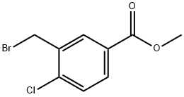 Methyl 3-(Bromomethyl)-4-chlorobenzoate Structural