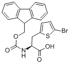 FMOC-L-2-(5-BROMOTHIENYL)ALANINE Structural