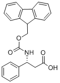 Fmoc-(R)-3-Amino-3-phenylpropionic acid Structural