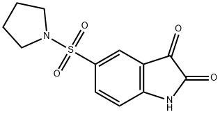 5-(PYRROLIDINE-1-SULFONYL)-1H-INDOLE-2,3-DIONE Structural