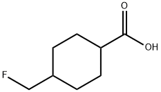 Cyclohexanecarboxylic acid, 4-(fluoromethyl)- (9CI) Structural