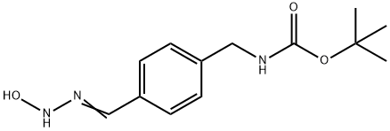 TERT-BUTYL 4-(N-HYDROXYCARBAMIMIDOYL)-BENZYLCARBAMATE Structural