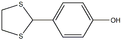 4-(1,3-DITHIOLAN-2-YL)PHENOL Structural