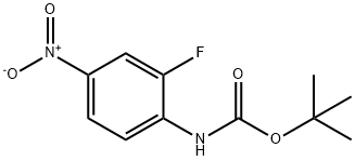 TERT-BUTYL 2-FLUORO-4-NITROPHENYLCARBAMATE