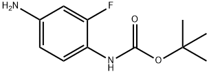 TERT-BUTYL 4-AMINO-2-FLUOROPHENYLCARBAMATE Structural