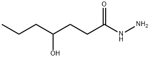 Heptanoic  acid,  4-hydroxy-,  hydrazide Structural