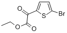 ETHYL (5-BROMOTHIEN-2-YL)GLYOXYLATE Structural