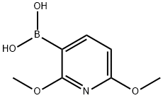 2,6-Dimethoxypyridine-3-boronic acid Structural