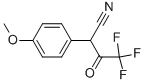 4,4,4-TRIFLUORO-2-(4-METHOXY-PHENYL)-3-OXO-BUTYRONITRILE Structural