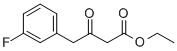 4-(3-FLUORO-PHENYL)-3-OXO-BUTYRIC ACID ETHYL ESTER Structural