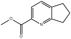 METHYL 6,7-DIHYDRO-5H-CYCLOPENTA[B]PYRIDINE-2-CARBOXYLATE Structural