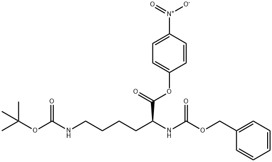 Z-LYS(BOC)-ONP Structural