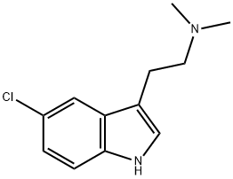 5-CHLORO-N,N-DIMETHYLTRYPTAMINE Structural