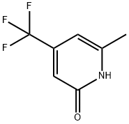 6-METHYL-4-(TRIFLUOROMETHYL)-2(1H)-PYRIDONE Structural