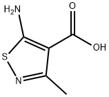 5-AMINO-3-METHYL-ISOTHIAZOLE-4-CARBOXYLIC ACID Structural