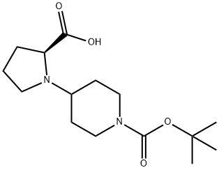 L-N-[(4'-BOC)PIPERIDINO]PROLINE Structural