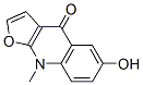 Furo[2,3-b]quinolin-4(9H)-one,  6-hydroxy-9-methyl- Structural