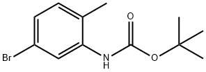 2-BOC-AMINO-4-BROMOTOLUENE Structural