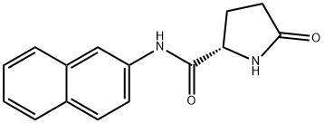 L-PYROGLUTAMIC ACID BETA-NAPHTHYLAMIDE Structural