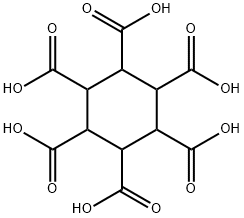 1,2,3,4,5,6-Cyclohexanehexacarboxylic acid Structural