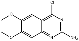 2-AMINO-4-CHLORO-6,7-DIMETHOXYQUINAZOLINE Structural