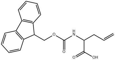 FMOC-DL-2-AMINO-4-PENTENOIC ACID Structural