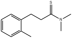Hydrocinnamamide,  N,N,o-trimethylthio-  (8CI) Structural