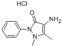 4-AMINOANTIPYRINE HYDROCHLORIDE Structural