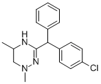 1,4,5,6-Tetrahydro-3-(p-chlorodiphenylmethyl)-1,5-dimethyl-as-triazine