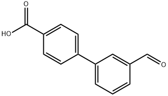 3'-FORMYL[1,1'-BIPHENYL]-4-CARBOXYLIC ACID Structural