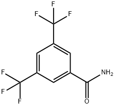 3,5-Di(trifluoromethyl)benzamide Structural