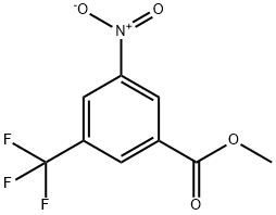 methyl 3-nitro-5-(trifluoromethyl)benzoate Structural