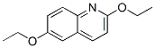 Quinoline, 2,6-diethoxy- (9CI) Structural