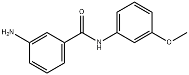 3-AMINO-N-(3-METHOXYPHENYL)BENZAMIDE Structural