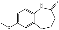 1,3,4,5-TETRAHYDRO-7-METHOXY-2H-1-BENZAZEPIN-2-ONE Structural