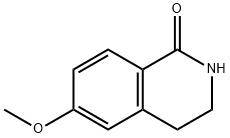 6-METHOXY-3,4-DIHYDRO-2H-ISOQUINOLIN-1-ONE Structural