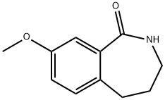 8-Methoxy-2,3,4,5-tetrahydrobenzo[c]azepin-1-one Structural