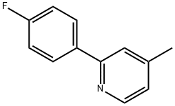 2-(4-FLUORO-PHENYL)-4-METHYL-PYRIDINE Structural