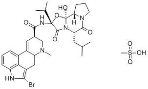 Bromocriptine mesylate EP,(+)-BROMOCRIPTINE MESYLATE,BROMOCRIPTINE MESYLATE,(+)-BROMOCRIPTINE METHANESULFONATE,BROMOCRIPTINE METHANESULPHONATE