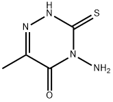 4-AMINO-3-MERCAPTO-6-METHYL-4H-[1,2,4]TRIAZIN-5-ONE Structural