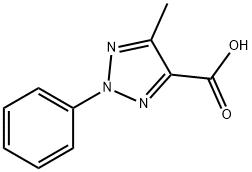 4-METHYL-2-PHENYL-1,2,3-TRIAZOLE-5-CARBOXYLIC ACID Structural