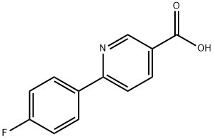 6-(4-Fluorophenyl)-nicotinic acid Structural