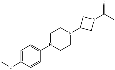 N-Acetyl-3-(4-(p-methoxyphenyl)piperazinyl)azetidine