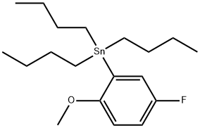 TRIBUTYL(5-FLUORO-2-METHOXYPHENYL)STANNANE Structural