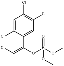 (E)-2-Chloro-1-(2,4,5-trichlorophenyl)ethenylphosphoric acid dimethyl ester