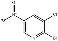 2-BROMO-3-CHLORO-5-NITROPYRIDINE Structural