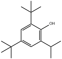 2,4-DI-T-BUTYL-6-ISOPROPYLPHENOL Structural