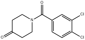 1-(3,4-dichlorobenzoyl)piperidin-4-one